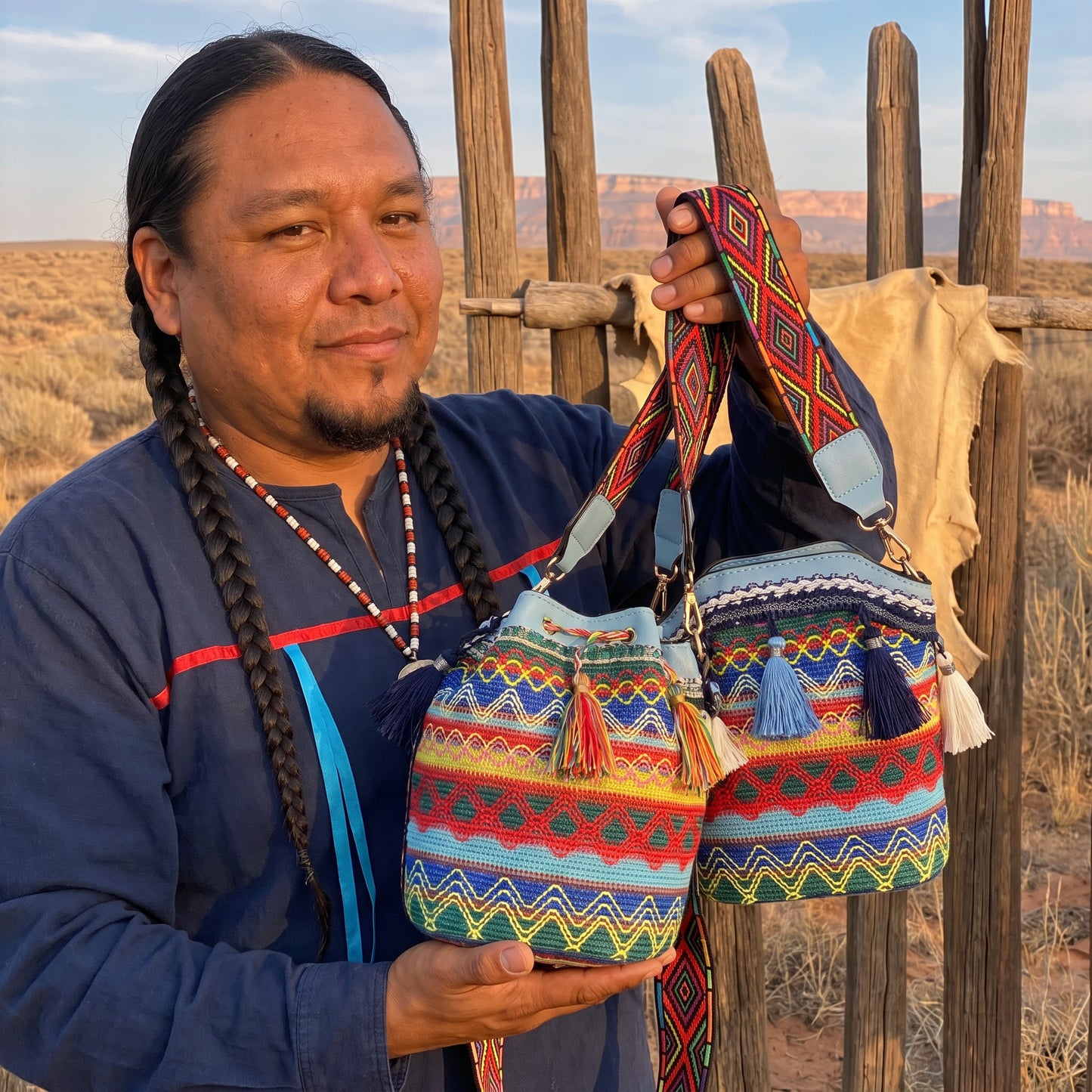Tribal Tassel Bag